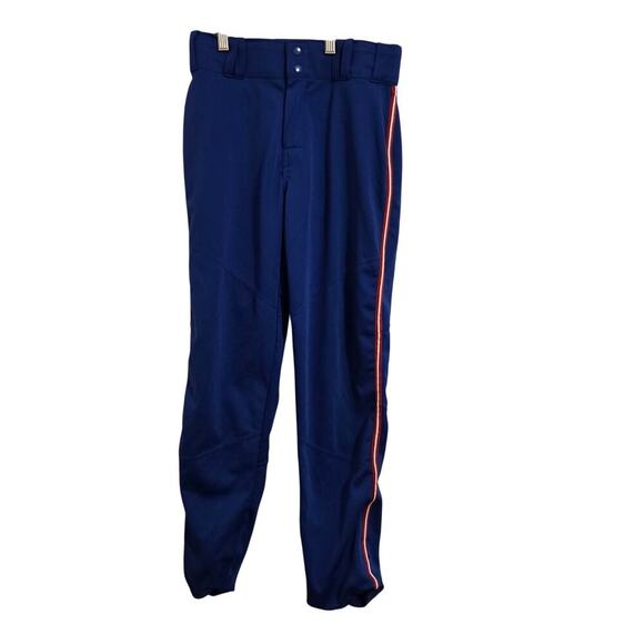 Alleson Other - Alleson Youth Baseball Pants Blue White Red Trim Size Large Athletic Sports